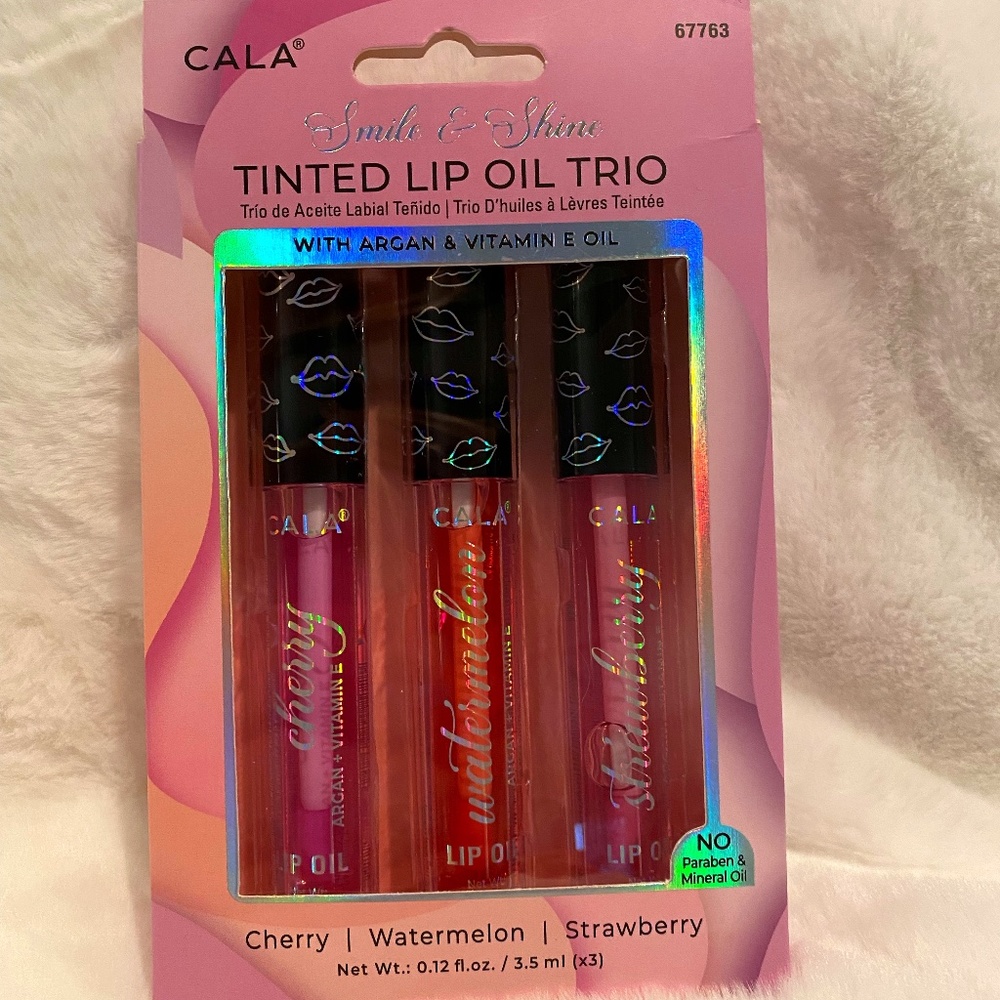 Tinted Lip Oil, Gloss Trio